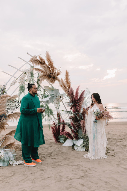 Bohemian Indian wedding