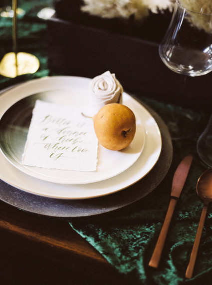 Elegant place setting Inspiration
