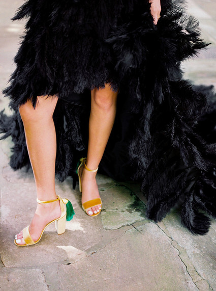 Gold and emerald wedding