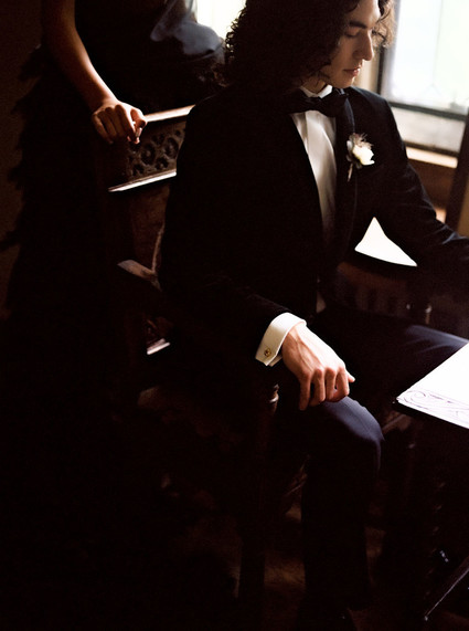 Formal groom's fashion