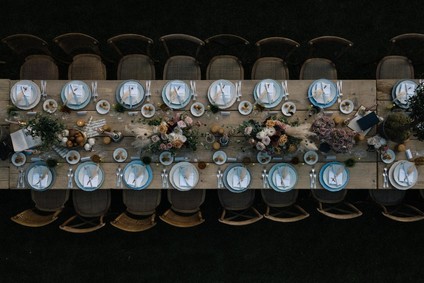 Wedding tablescape