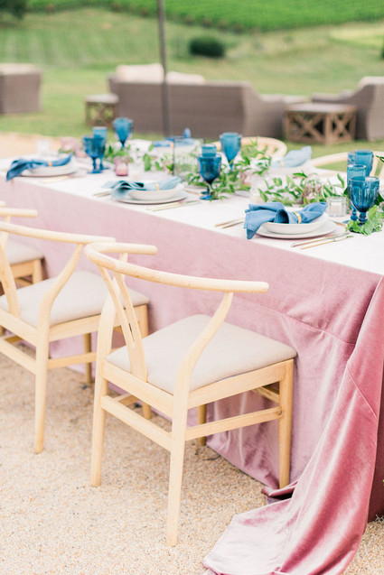Pink tablescape