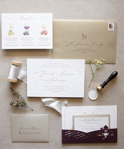 Romantic, rustic DC wedding