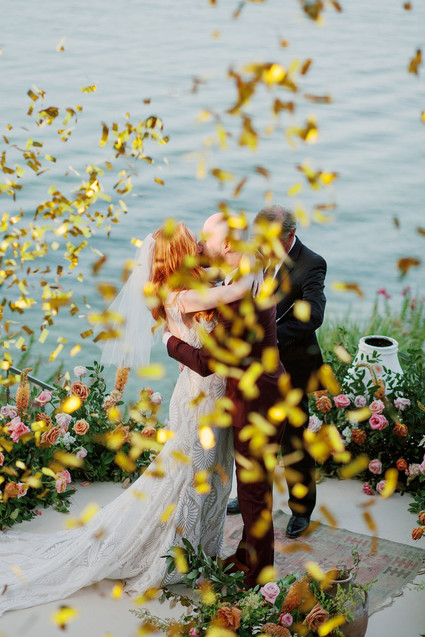 Intimate late summer backyard wedding in Austin