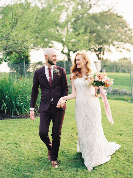 Pregnant bride in BHLDN