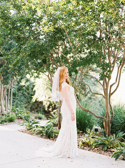 Pregnant bride in BHLDN