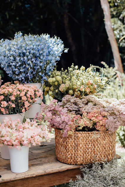Flower market baby shower for Paige of Midland Shop