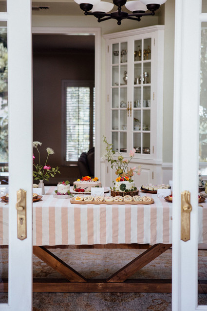 Flower market baby shower for Paige of Midland Shop