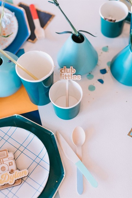 Colorful modern kids party Inspiration