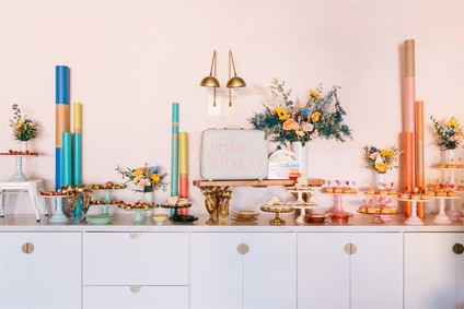 Colorful modern kids party Inspiration