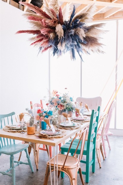 Colorful modern kids party Inspiration