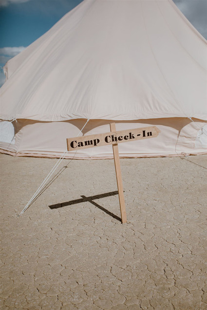 A unique adventurous glamping wedding at Black Rock