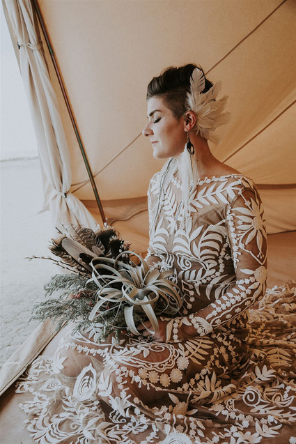 A unique adventurous glamping wedding at Black Rock