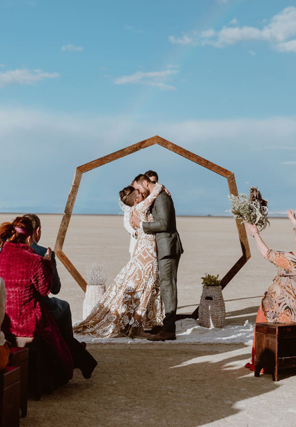A unique adventurous glamping wedding at Black Rock