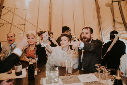 A unique adventurous glamping wedding at Black Rock