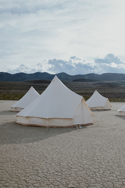 A unique adventurous glamping wedding at Black Rock