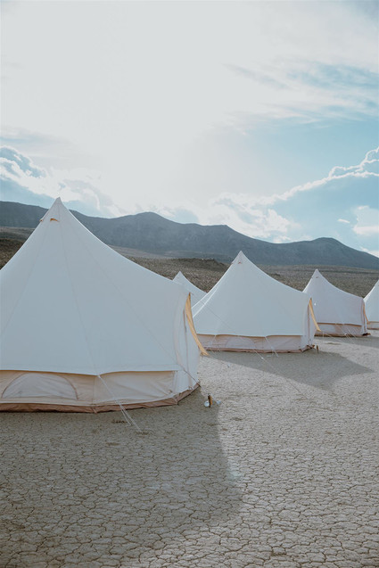 A unique adventurous glamping wedding at Black Rock