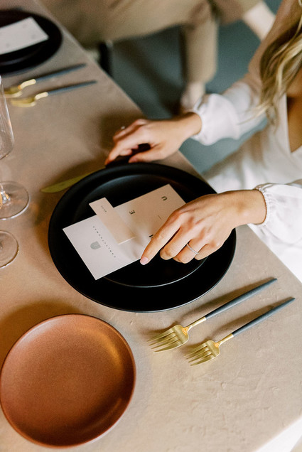 Fall place setting Inspiration