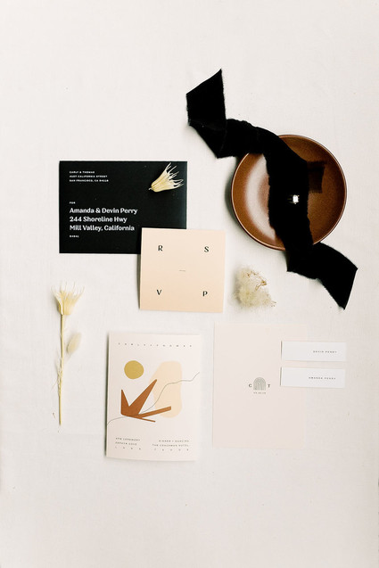 Fall wedding invitations