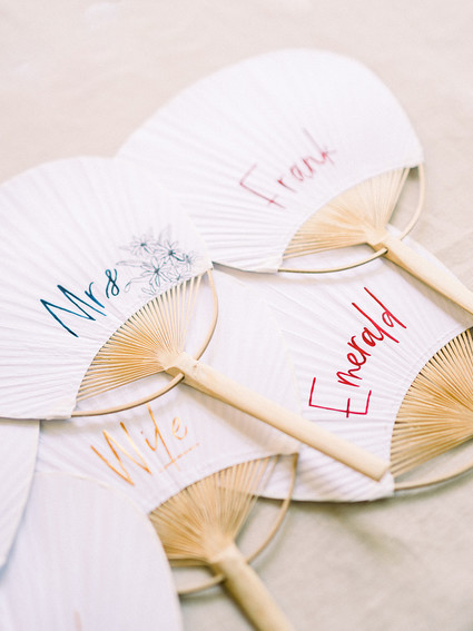 Wedding fans