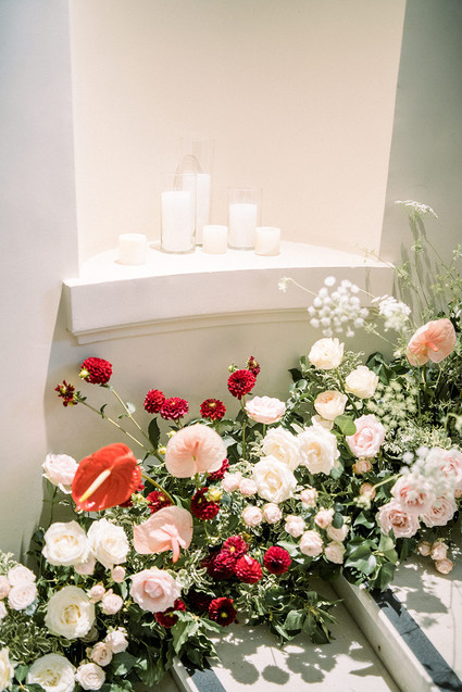 Floral staircase