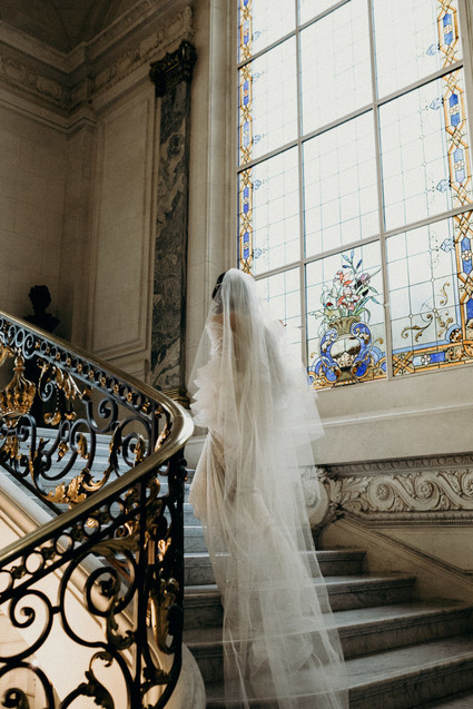 Elegant Paris destination wedding at a historic venue