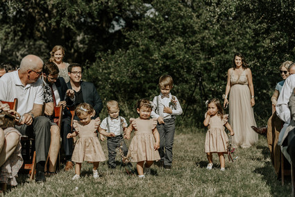 Flower girls and ring bearers