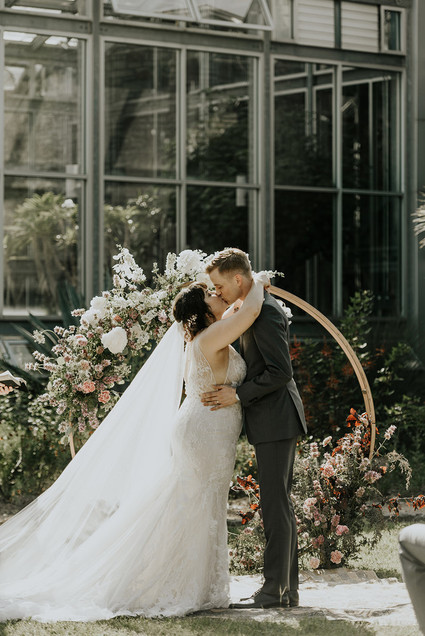 Romantic Austin greenhouse wedding