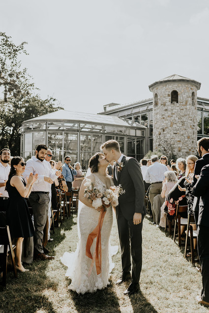 Romantic Austin greenhouse wedding