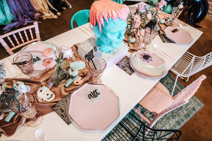 Pastel Halloween decor