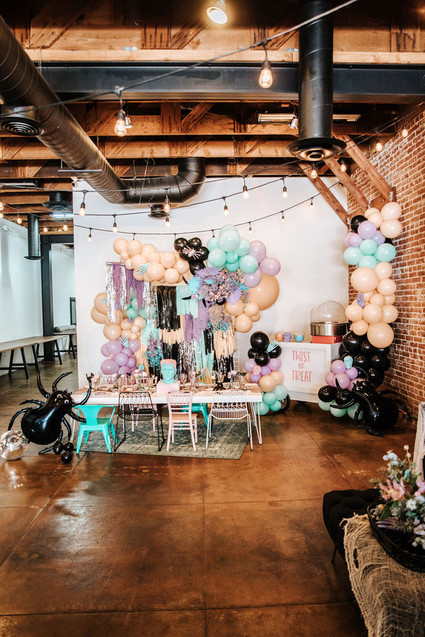 Pastel Halloween decor