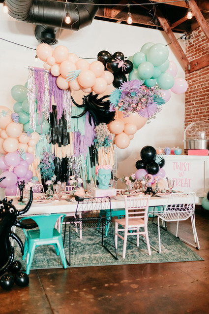 Pastel Halloween decor