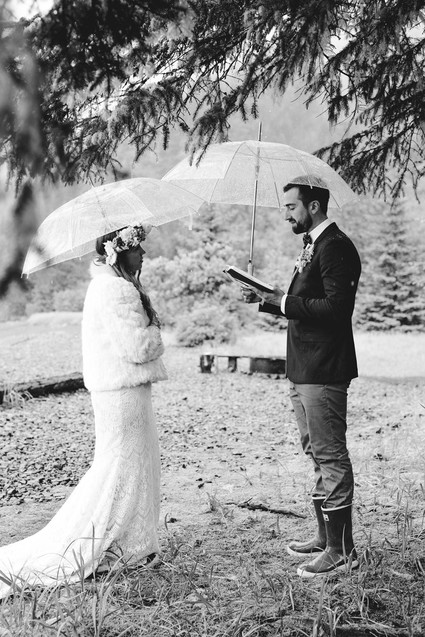 Rainy day Alaska wedding for The Bus & Us Inspiration