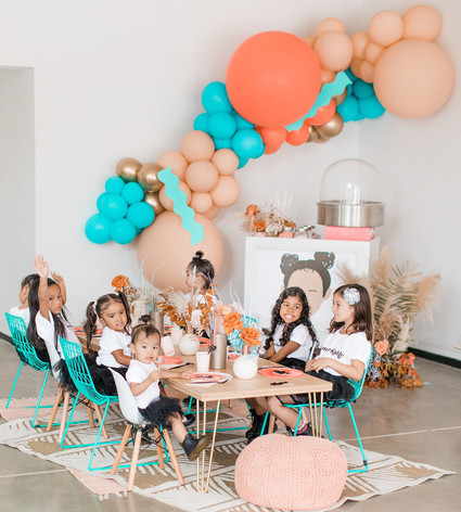 Strong women inspired girlâ€™s birthday party
