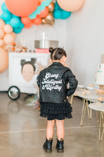 Strong women inspired girlâ€™s birthday party