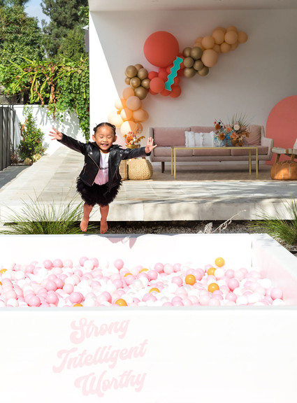 Strong women inspired girl’s birthday party