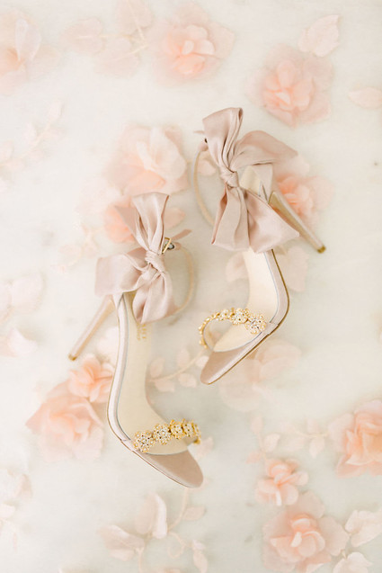 Blush bridal fashion