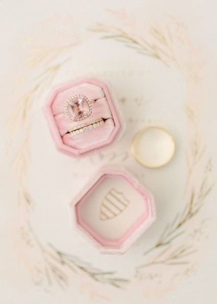 Blush wedding ring