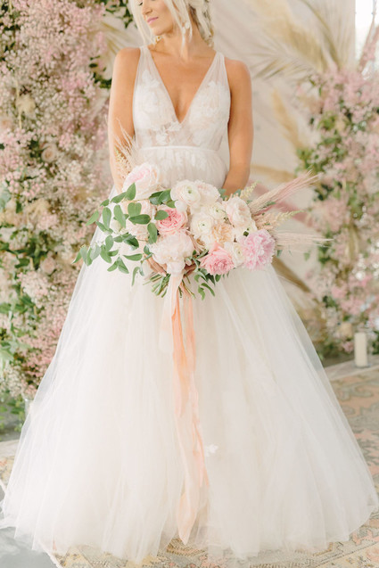 McKenna Bleu’s blush + white North Carolina wedding