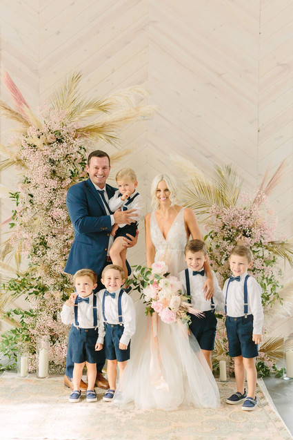 McKenna Bleu’s blush + white North Carolina wedding
