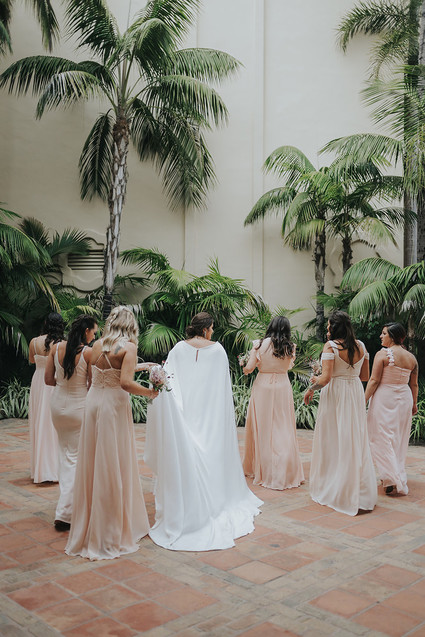 Cape wedding dress