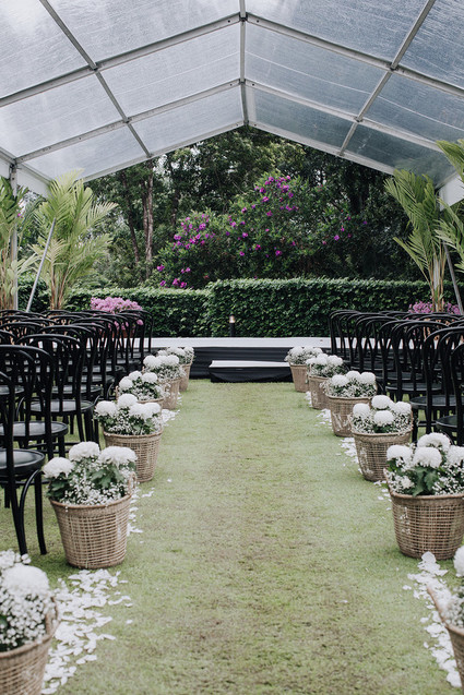 White and black wedding colors