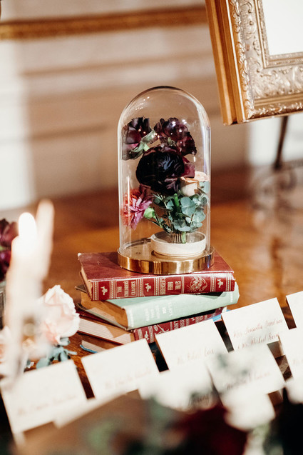 Candlelit wedding reception