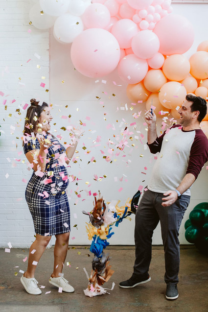 Balloon gender reveal