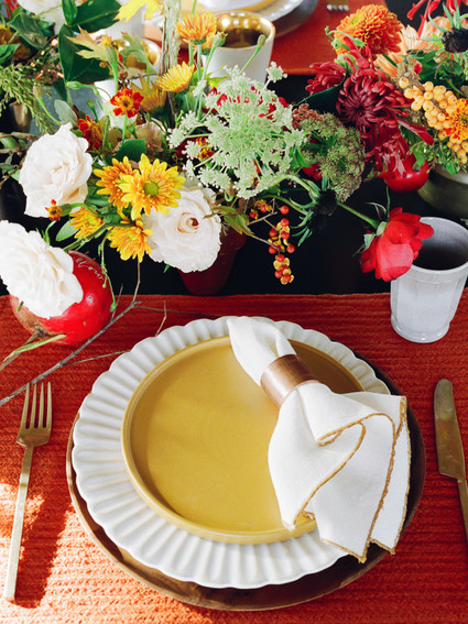 Fall place setting ideas