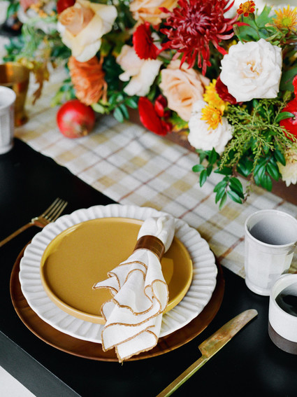 Fall place setting ideas