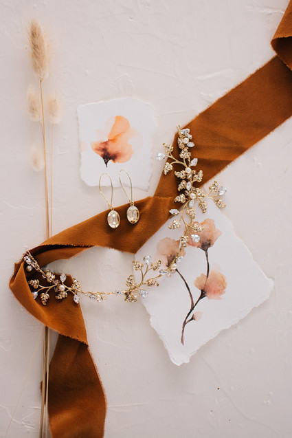 Watercolor wedding details