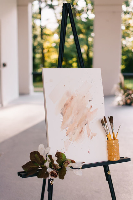 Soft, romantic watercolor inspired fall wedding ideas