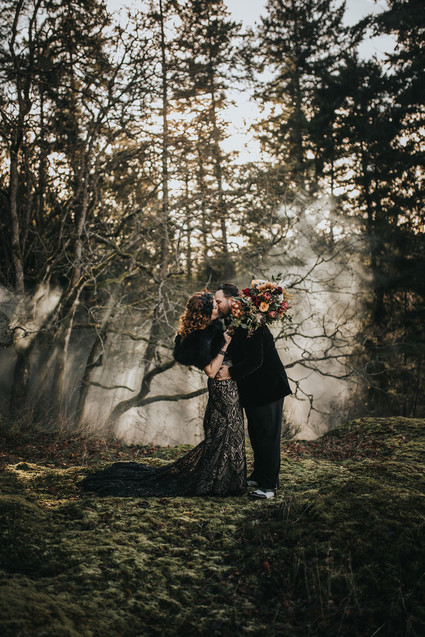 Moody boho NYE wedding