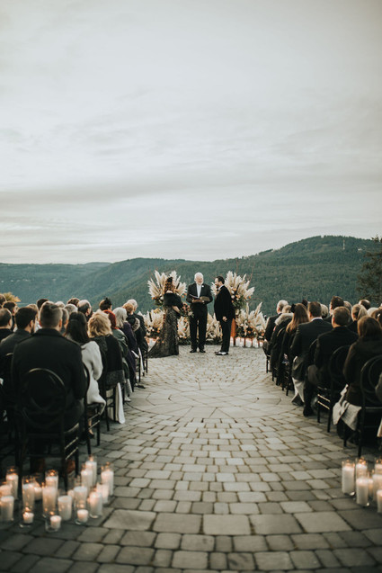 Moody boho NYE wedding